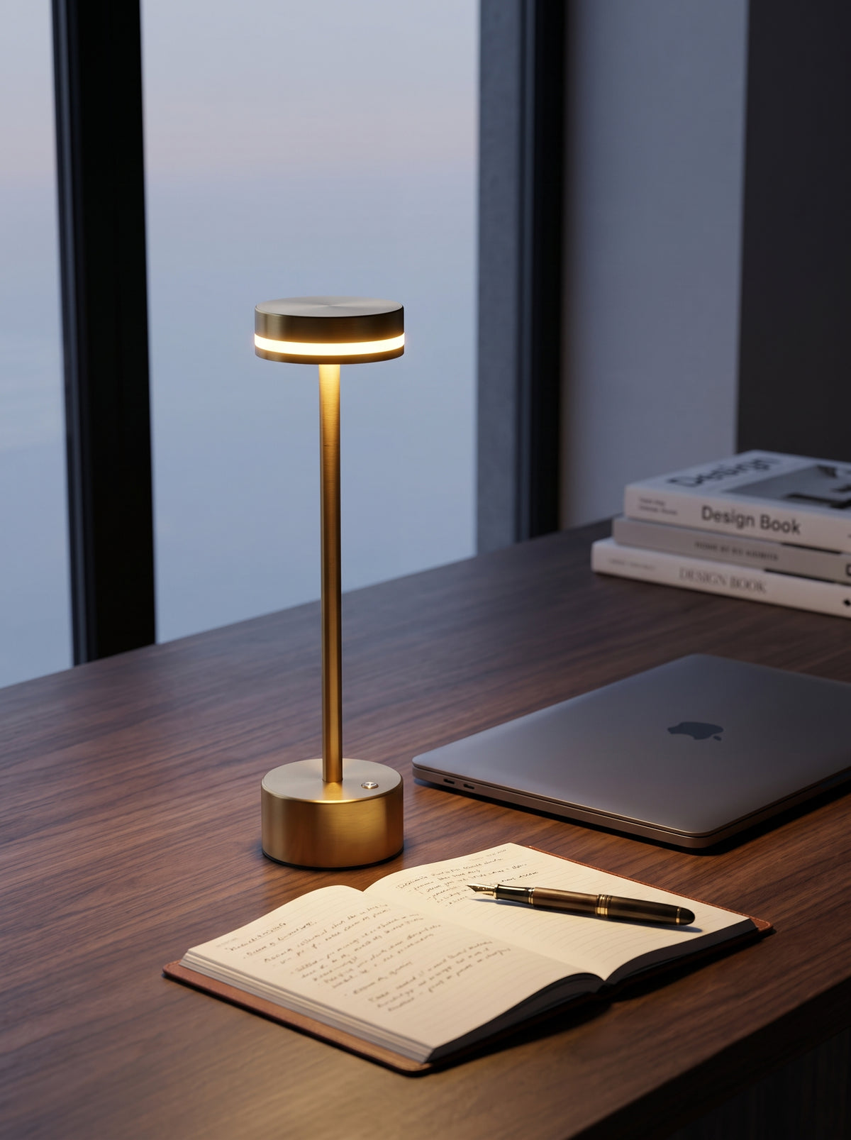 Gold Alba Lamp