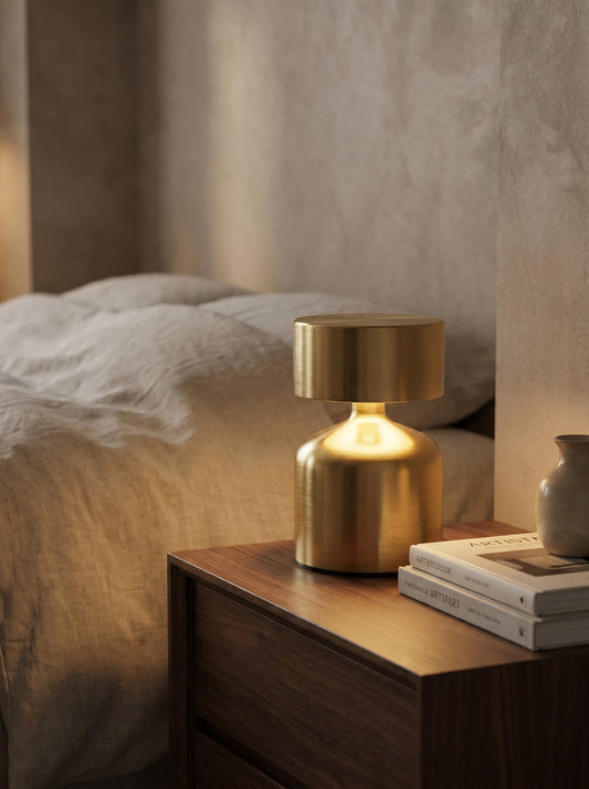 Gold Pipit Lamp