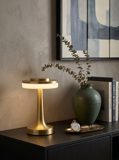 Gold Kestrel Lamp
