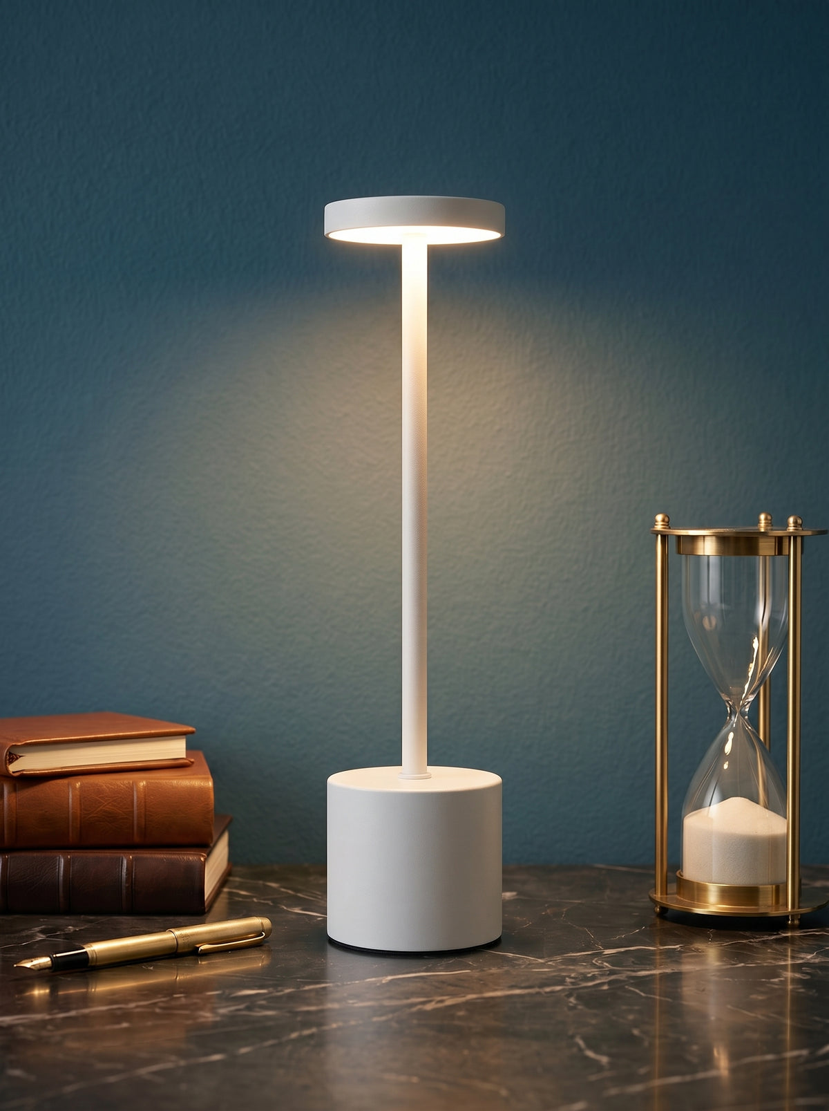 White Egret Lamp
