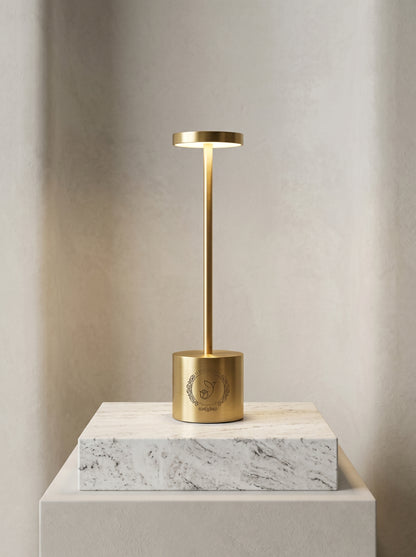 Gold Egret Lamp