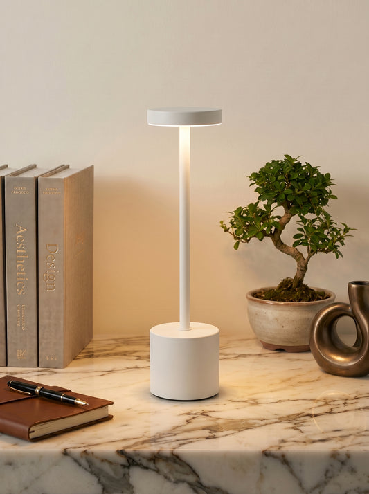 White Egret Lamp
