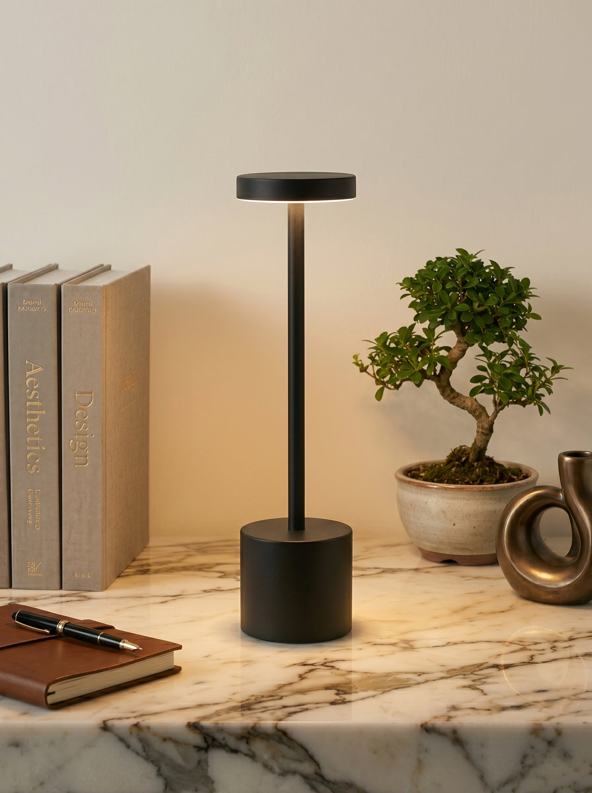 Black Egret Lamp