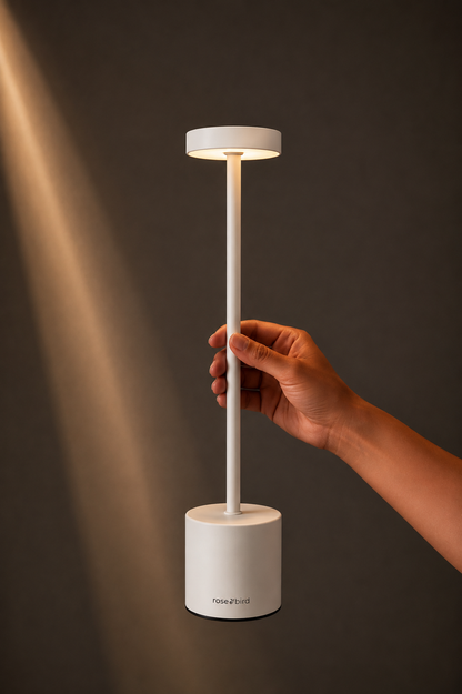 White Egret Lamp