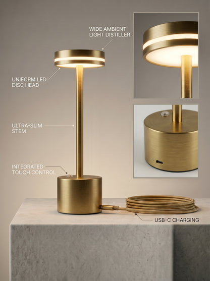 Gold Alba Lamp