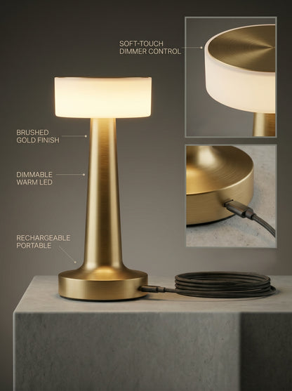 Gold Aix Lamp