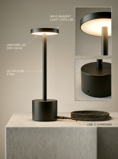 Black Egret Lamp