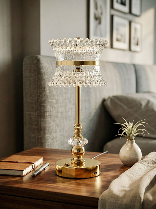 Gold Coatl Lamp