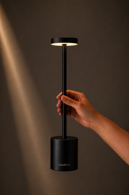Black Egret Lamp