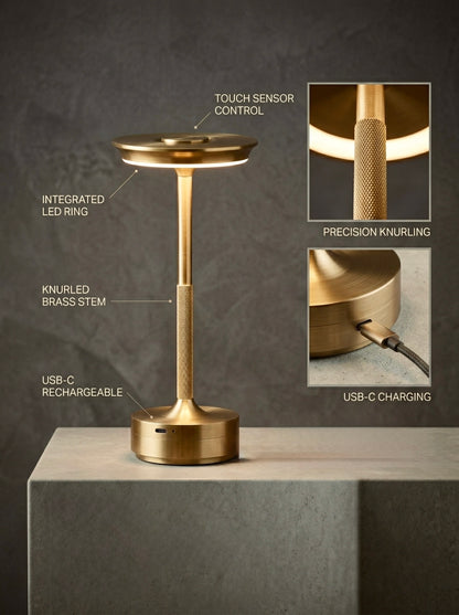 Gold Aurelia Lamp
