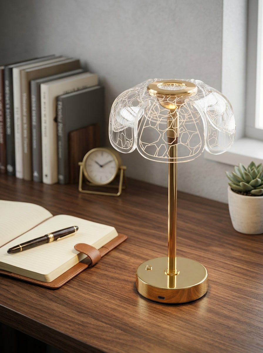 Gold Bubo Lamp