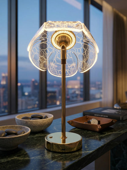 Gold Bubo Lamp