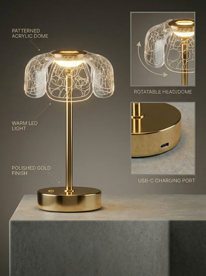 Gold Bubo Lamp