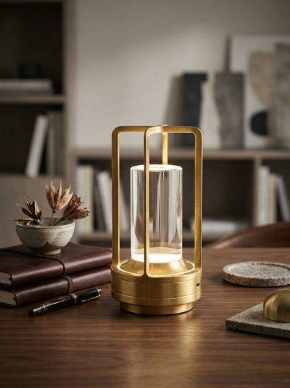 Gold Orion Lamp
