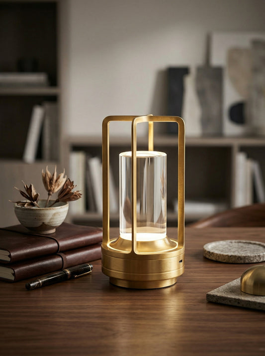 Gold Orion Lamp