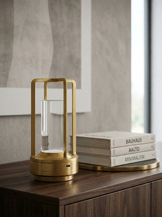 Gold Orion Lamp