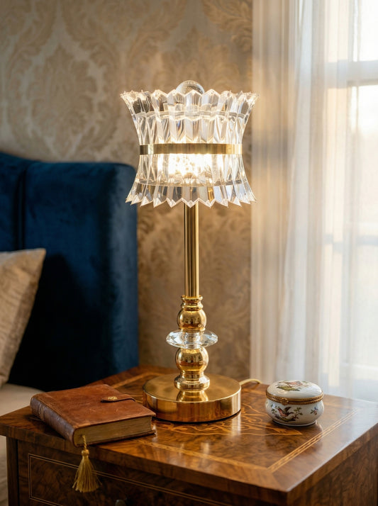 Gold Quetzal Lamp