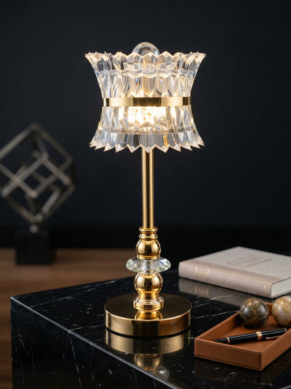 Gold Quetzal Lamp
