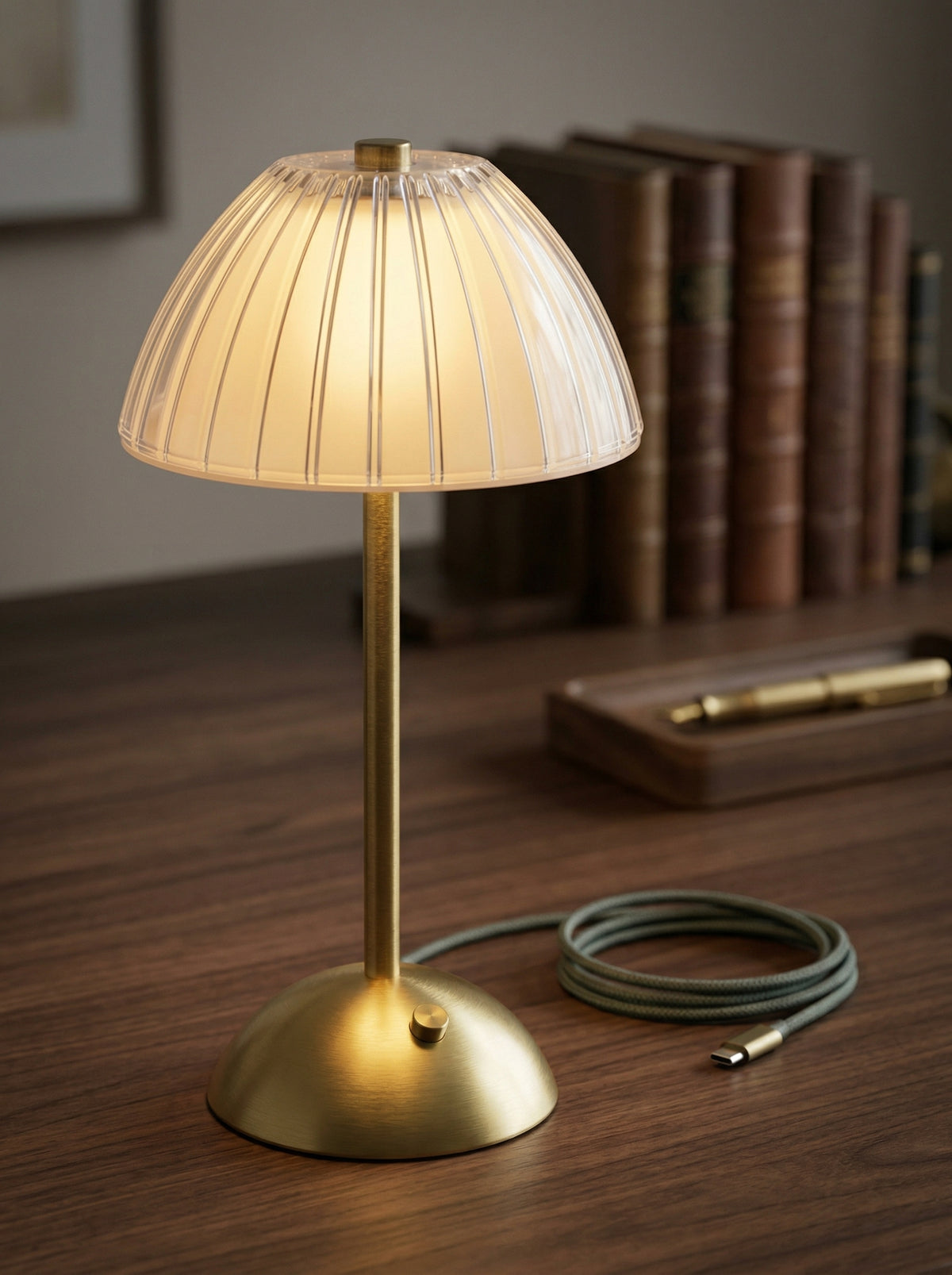 Gold Serin Lamp