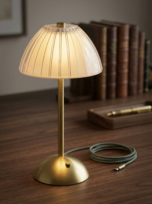 Gold Serin Lamp